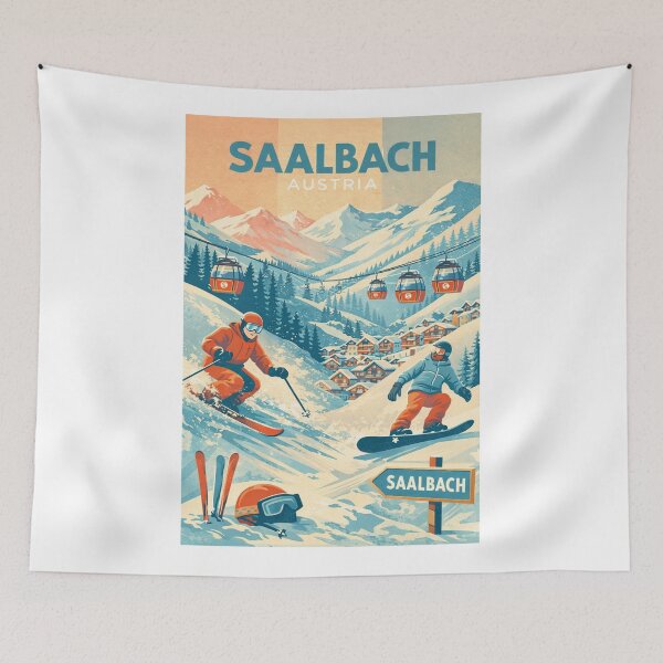 Item preview, Saalbach Austria Glemmtal Valley Alpine Region designed and sold by Aryabek.