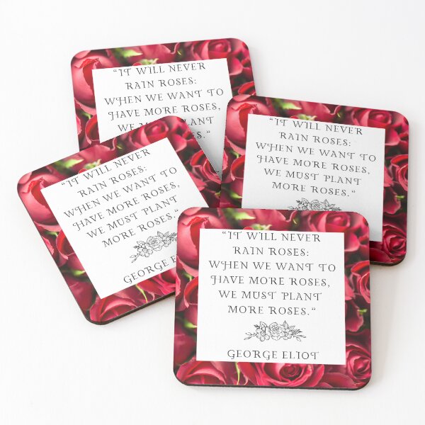 Item preview, It Will Never Rain Roses designed and sold by LiteraryLoves.