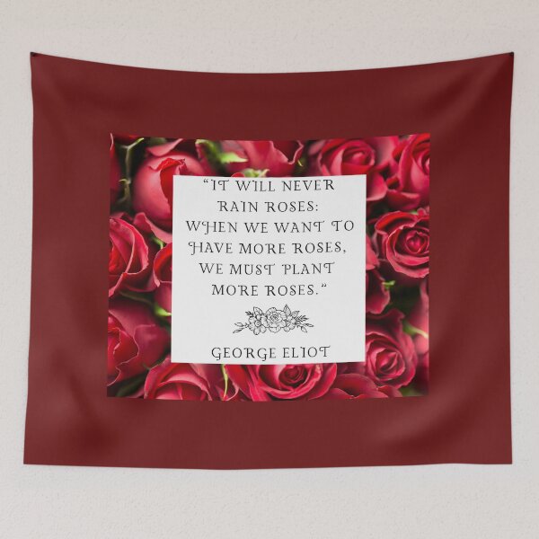 Item preview, It Will Never Rain Roses designed and sold by LiteraryLoves.