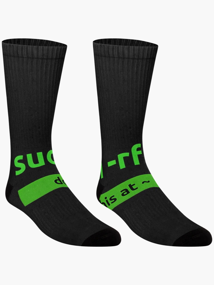 Thumbnail 3 of 5, Socks, Sudo Linux Programming Command designed and sold by john701.