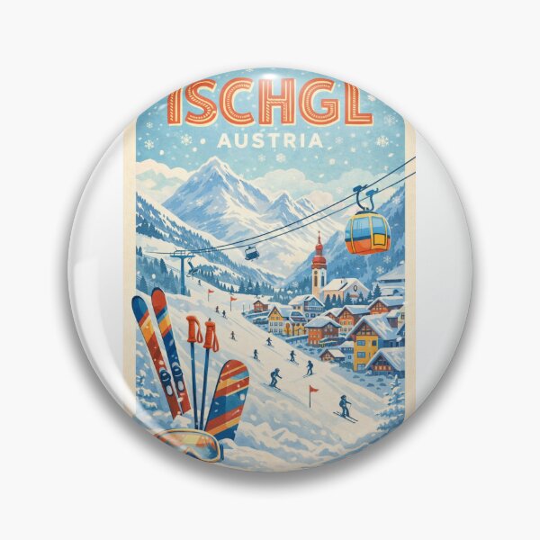 Item preview, Ischgl Austria Silvretta Alps Mountain Settlement designed and sold by Aryabek.