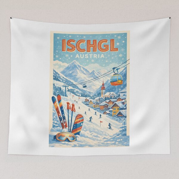 Item preview, Ischgl Austria Silvretta Alps Mountain Settlement designed and sold by Aryabek.