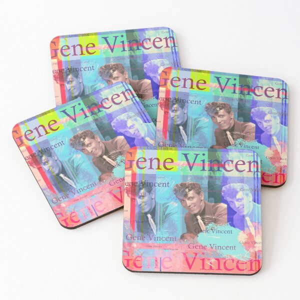 Item preview, Gene Vincent Rockabilly Legend Portrait Collage designed and sold by Mauswohn.