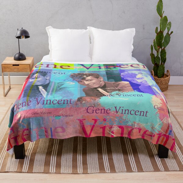 Item preview, Gene Vincent Rockabilly Legend Portrait Collage designed and sold by Mauswohn.