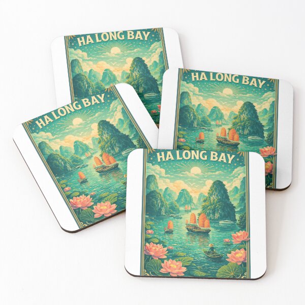 Item preview, Ha Long Bay Vietnam Gulf of Tonkin Island Seascape designed and sold by Aryabek.