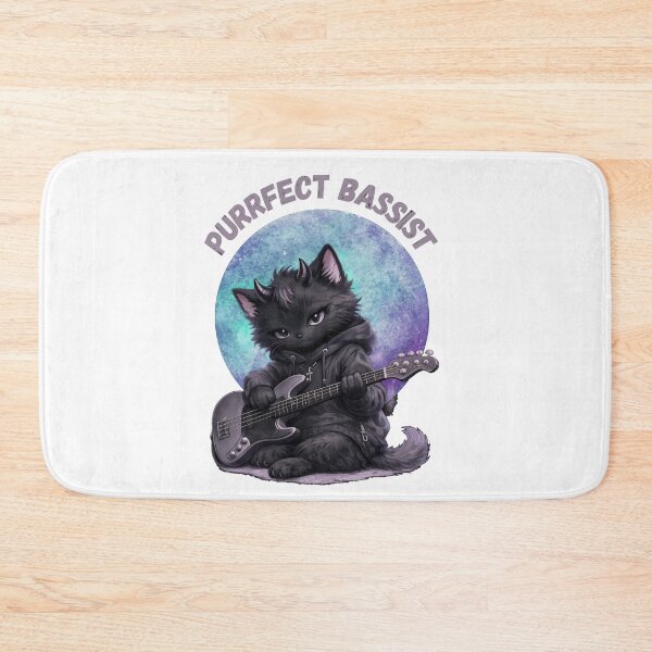 Item preview, Purrfect Bassist designed and sold by Lavender-Kitty.