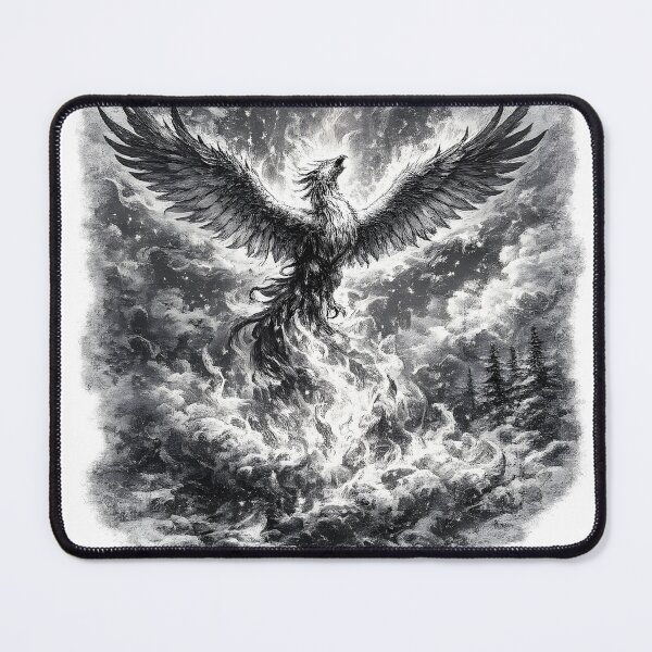 Item preview, Phoenix above clouds of flames designed and sold by AggAverse.