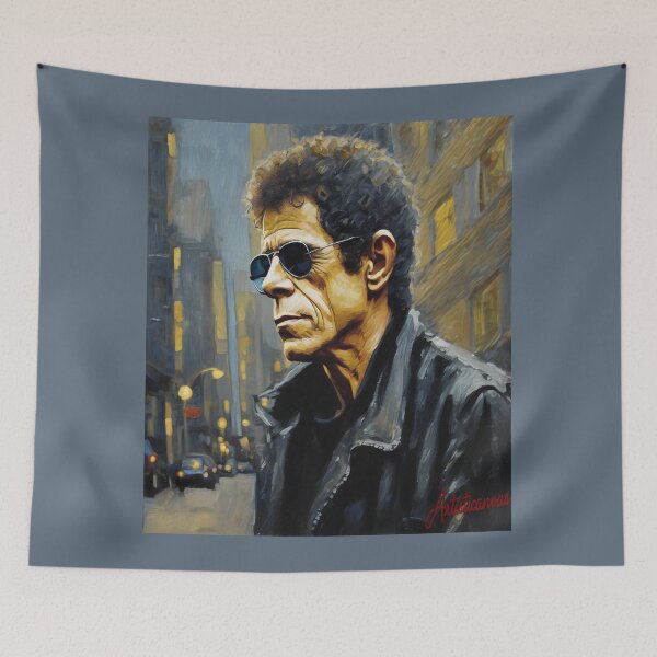 Item preview, Lou Reed Night City Rock Portrait designed and sold by Artisticanvas.