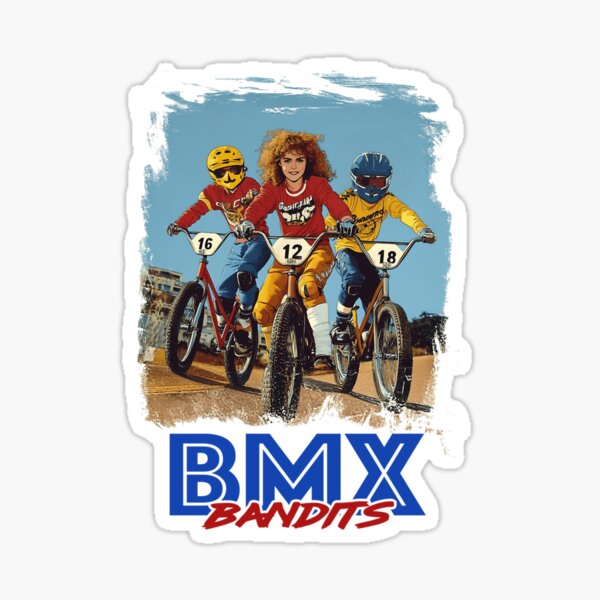 80S Bmx Bikes Bandits Racers Sticker