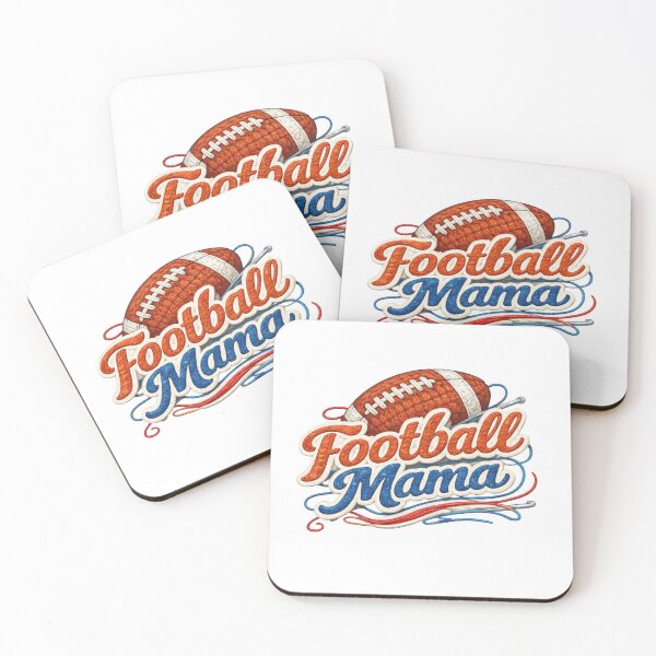 Item preview, Football Mama – Retro Embroidered Patch designed and sold by VikArt7.