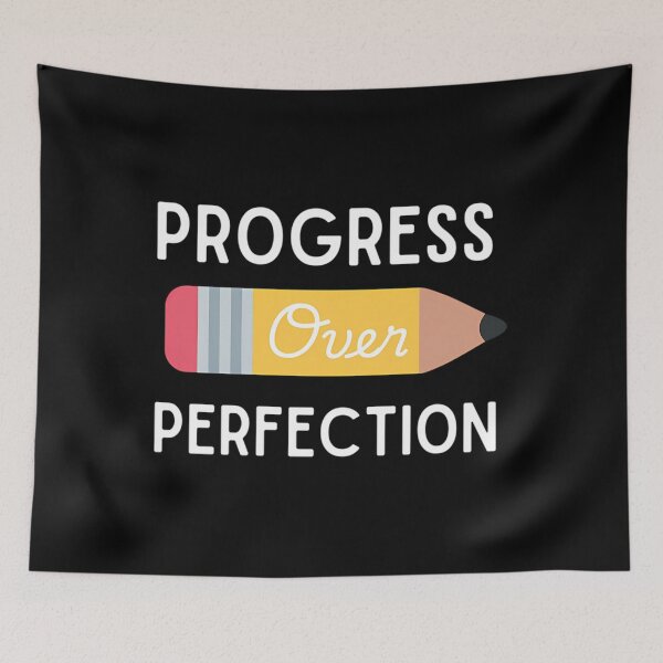 Item preview, Progress Over Perfection Pencil designed and sold by hdukiyxgb46.