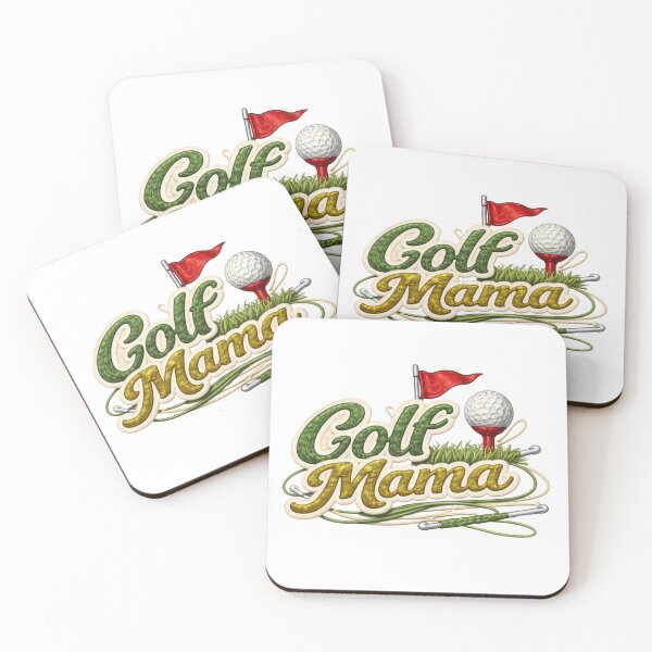 Item preview, Golf Mama – Stitched Patch Style Golf Mom Design designed and sold by VikArt7.