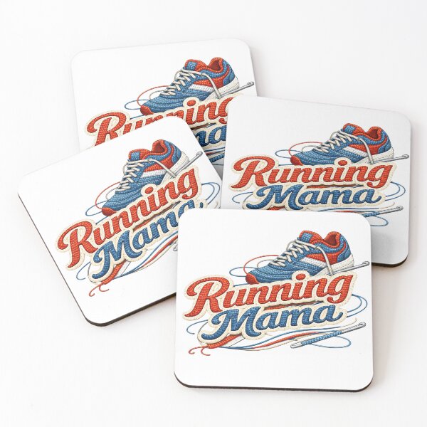 Item preview, Running Mama – Embroidered Patch Style Runner Mom designed and sold by VikArt7.