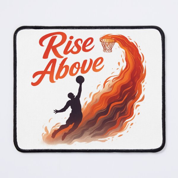 Item preview, Rise Above Basketball Dunk Motivation Athlete Inspirational T-Shirt designed and sold by RMTrendy.