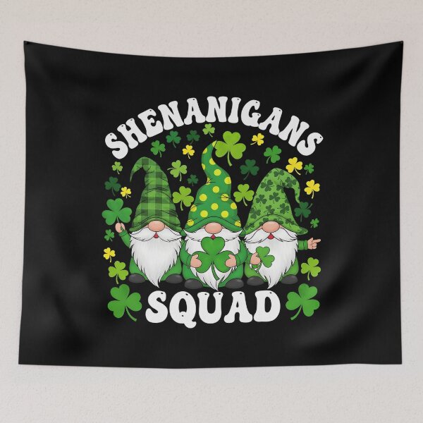 Item preview, St Patricks Day Gnomes Shenanigans Squad designed and sold by OlakunleOloroz.