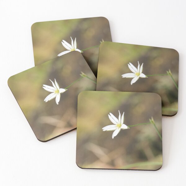 Item preview, Small White Wildflower Macro – Delicate Spring Nature designed and sold by vikko-art.