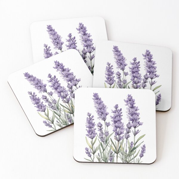 Item preview, Lavender Flowers Dream Watercolor Botanical Wall Art designed and sold by sana designer.