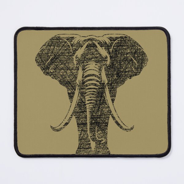 Item preview, Scribbled elephant designed and sold by BeJahMan.