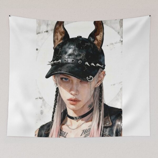 Item preview, FELIX GIANT back and white 2nd Japanese album Stray Kids (스트레이 키즈) IMAGE SKZ kpop ot8 designed and sold by Kpop-Noona.