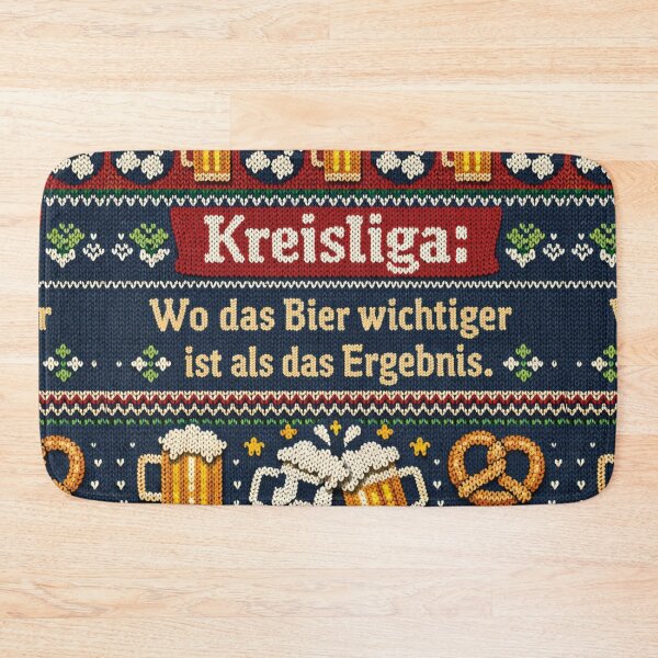 Item preview, District league knitting design. Beer is more important than the result. designed and sold by Mauswohn.