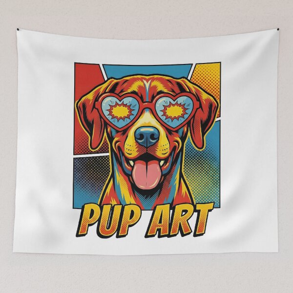 Artikelvorschau, Pop-Art-Pointer-Retro-Hund entworfen und verkauft von k3rstman1.