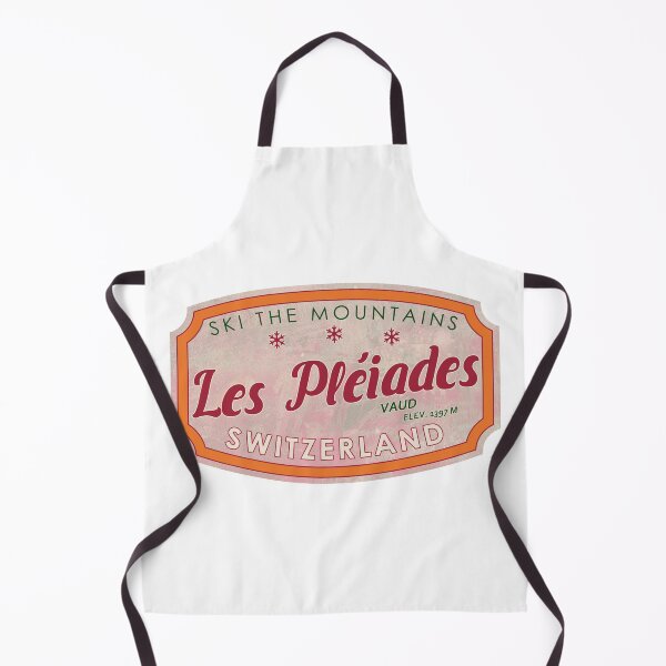 Item preview, Les Pléïades, Switzerland, Vaud, Ski, textured skiing badge designed and sold by Wanderful-roads.