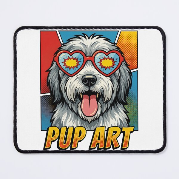 Item preview, Pop Art Polish Lowland Sheepdog Retro Dog designed and sold by k3rstman1.