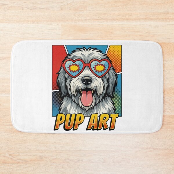 Item preview, Pop Art Polish Lowland Sheepdog Retro Dog designed and sold by k3rstman1.