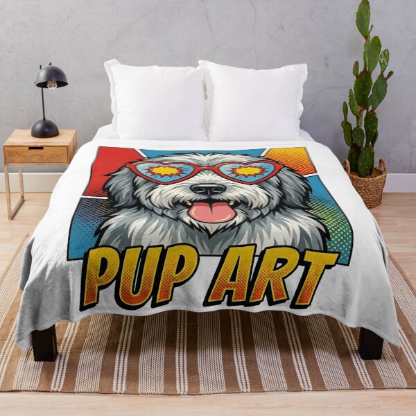 Item preview, Pop Art Polish Lowland Sheepdog Retro Dog designed and sold by k3rstman1.