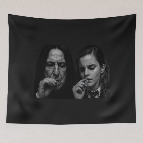Item preview, Harry P.O.T.T.E.R Funny Hermione And Snape Smoking  designed and sold by Ellen2210.