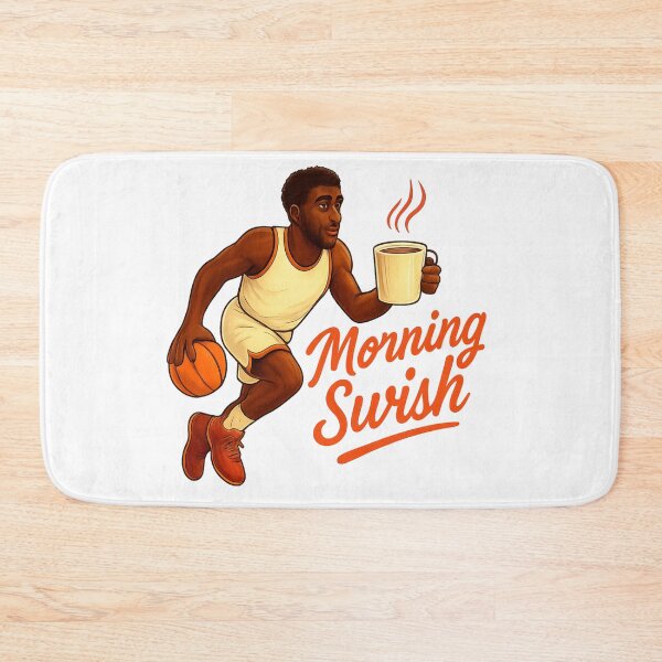 Item preview, Morning Swish Funny Basketball Coffee Lover Player T-Shirt designed and sold by RMTrendy.