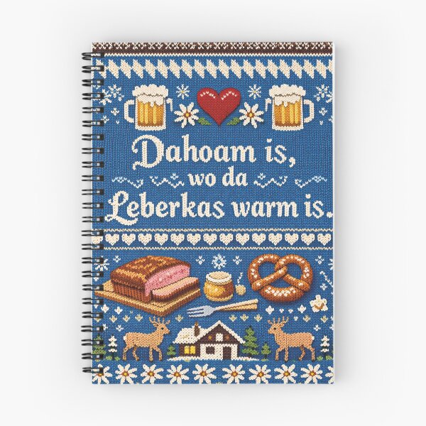 Item preview, Home is where Leberkas is warm knitted design designed and sold by Mauswohn.