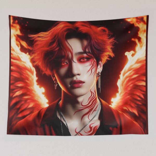 Item preview, hot Bang Chan best leader Stray Kids Stay with your wings poster you make stray kids stay hyunjin lee know changbin han felix seungmin IN skzoo ethereal boyfriend material designed and sold by Kpop-Noona.