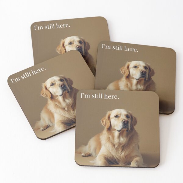 Item preview, Golden_Promise Day | Solan “I’m still here” Emotional Dog Portrait designed and sold by ArtivaNest.