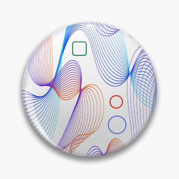 Item preview, Neon Abstract Wave Lines on Transparent Background designed and sold by busurman.