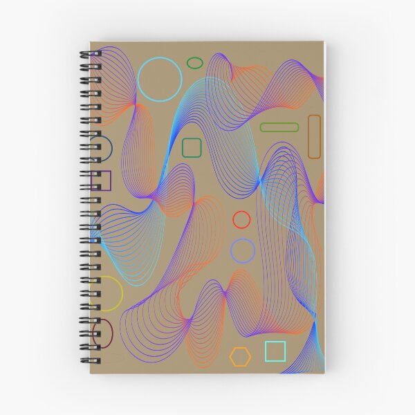 Item preview, Neon Abstract Wave Lines on Transparent Background designed and sold by busurman.