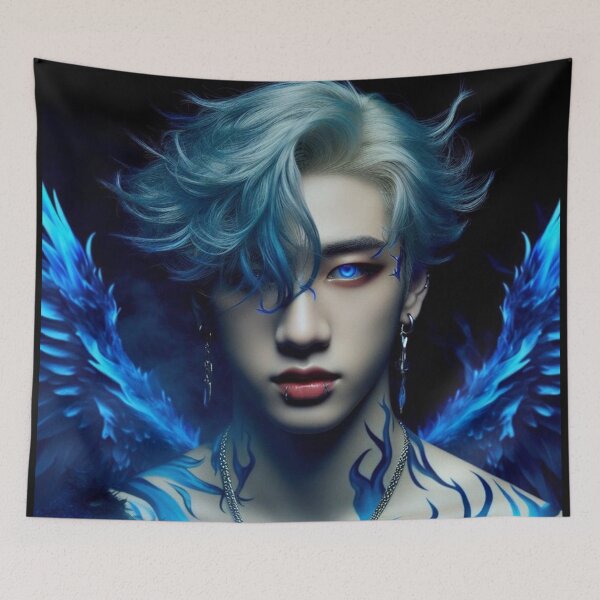 Item preview, hot Bang Chan best leader Stray Kids Stay with your wings poster you make stray kids stay hyunjin lee know changbin han felix seungmin IN skzoo ethereal boyfriend material designed and sold by Kpop-Noona.