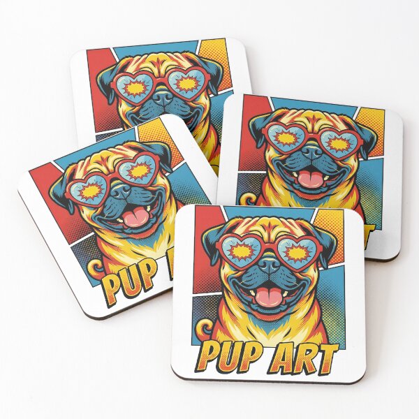 Item preview, Pop Art Pug Retro Dog designed and sold by k3rstman1.