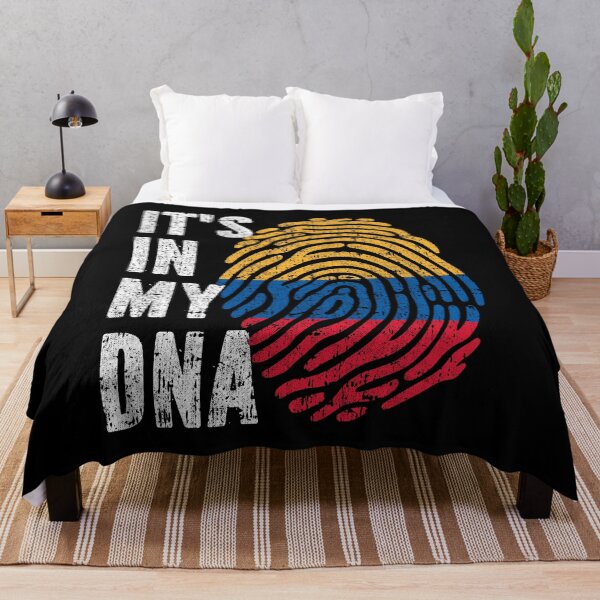 Item preview, IT'S IN MY DNA Colombia Flag Roots designed and sold by CosmoKitsch.