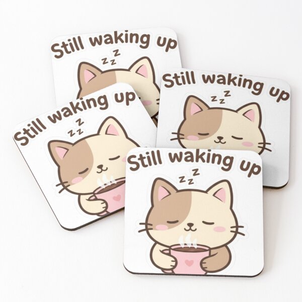 Item preview, Cat Still Waking Up designed and sold by Designworker.