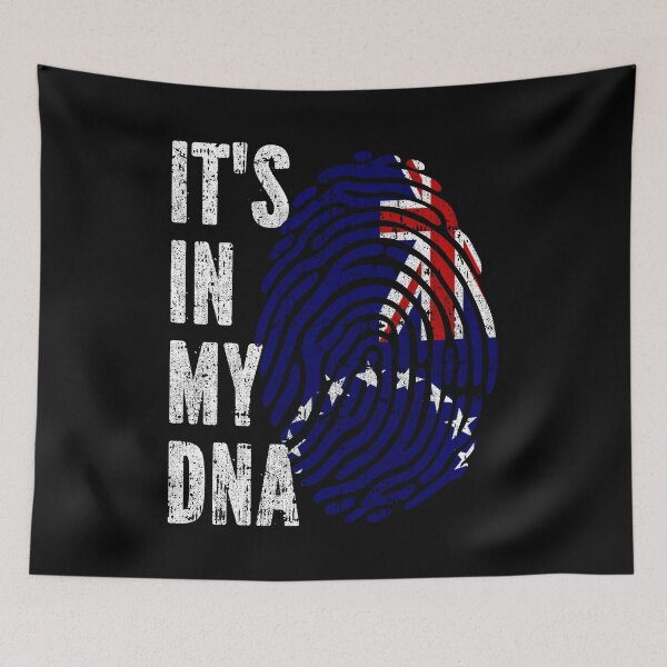 Artikelvorschau, ES LIEGT IN MEINER DNA – Wurzeln der Cookinseln-Flagge entworfen und verkauft von CosmoKitsch.