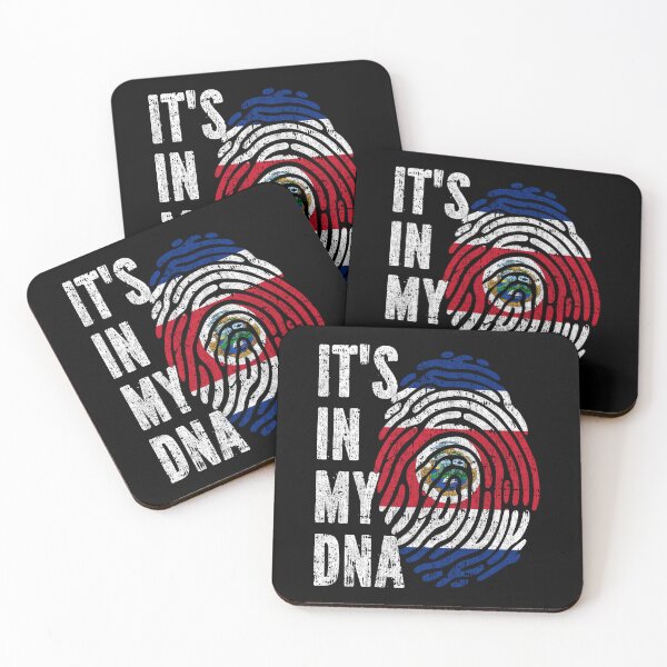 Item preview, IT'S IN MY DNA Costa Rica Flag Roots designed and sold by CosmoKitsch.