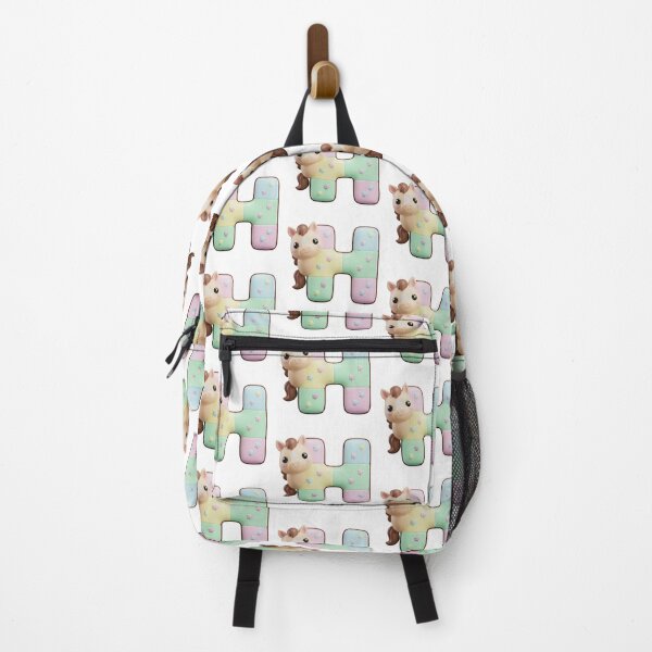 Item preview, Kawaii Horse Letter H – Cute Pastel Alphabet for Kids designed and sold by Rose Collection Shop.