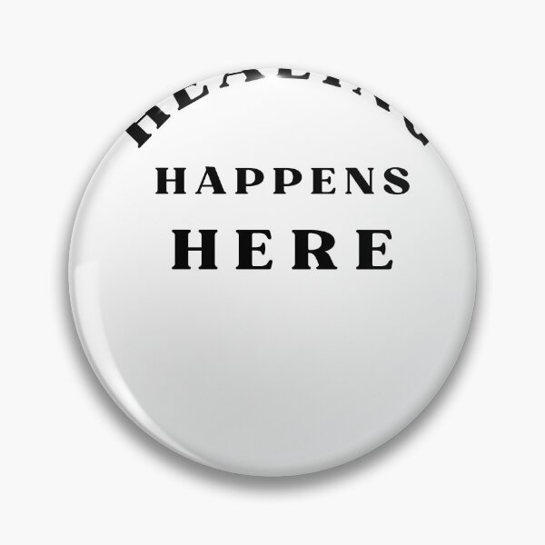 Item preview, Healing Happens Here Nurse Quote designed and sold by Bongsheila.