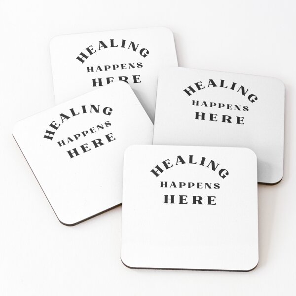 Item preview, Healing Happens Here Nurse Quote designed and sold by Bongsheila.