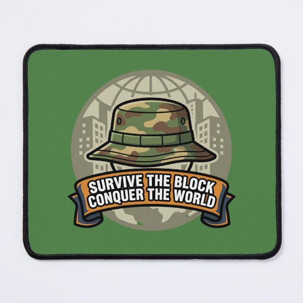 Item preview, survive the block conquer the world t-shirt designed and sold by Shirtmart1.