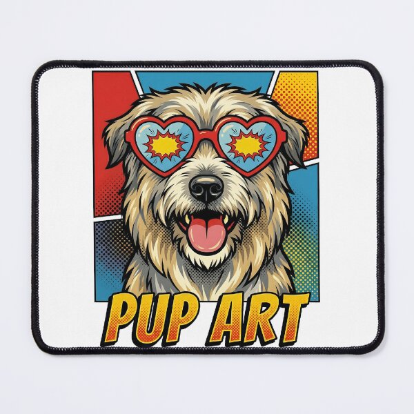 Item preview, Pop Art Pyrenean Shepherd Retro Dog designed and sold by k3rstman1.