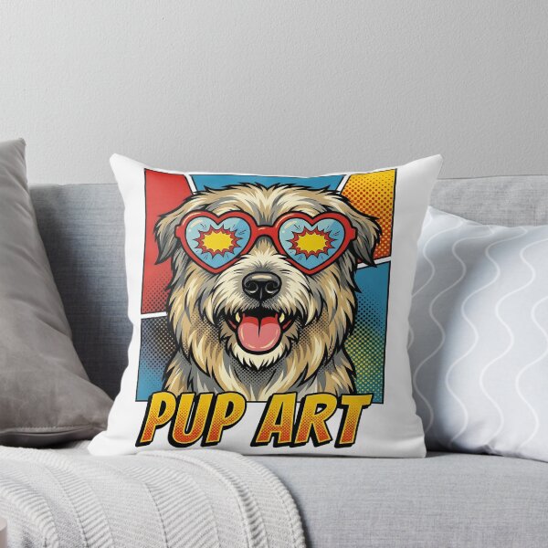 Item preview, Pop Art Pyrenean Shepherd Retro Dog designed and sold by k3rstman1.