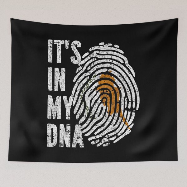 Item preview, IT'S IN MY DNA Cyprus Flag Roots designed and sold by CosmoKitsch.