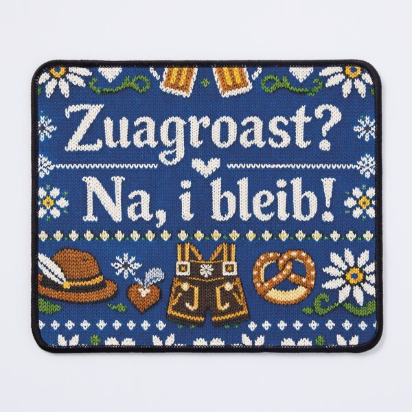 Item preview, Newcomer? No, I'm staying! Bavarian knitwear design designed and sold by Mauswohn.